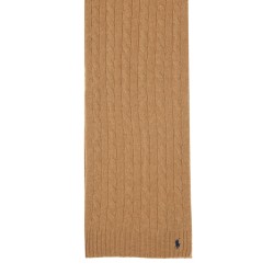 SCIARPA IN LANA E CASHMERE A TRECCE