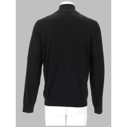 CARDIGAN IN LANA MERINO CON ZIP
