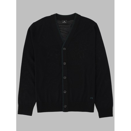 CARDIGAN IN LANA MERINO CON BOTTONI