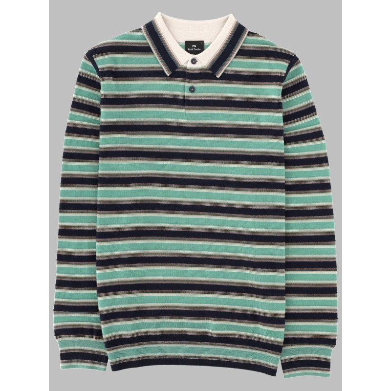 MAGLIA POLO IN LANA MERINO