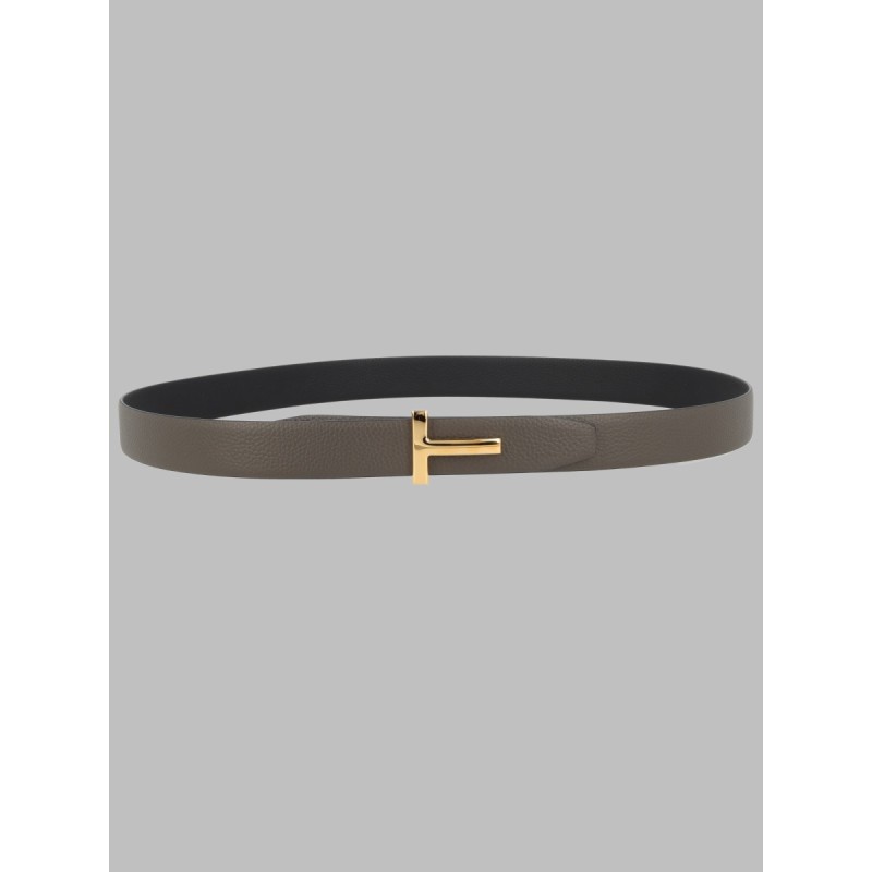 CINTURA "T ICON" IN PELLE FIORE