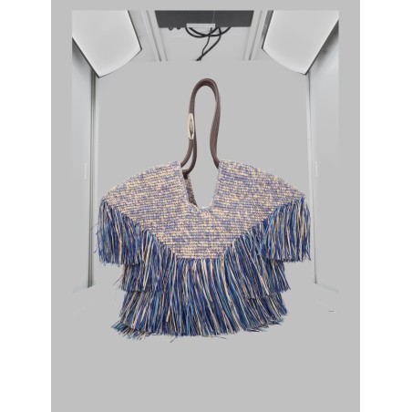 BORSA TOTE "GOLDENTIME" MEDIUM CON FRANGE
