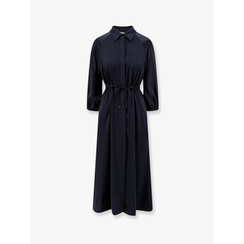 MxmPelota long silk dress