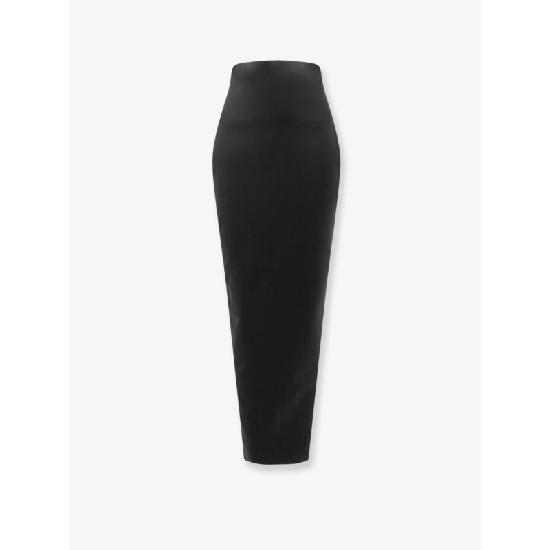 Dirt Pillar Long Stretch Wool Blend skirt