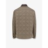 Cannage Shirt/Jacket with Dior patch and leather collar