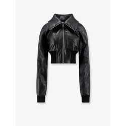 Dracuflight Cropped Leather Jacket