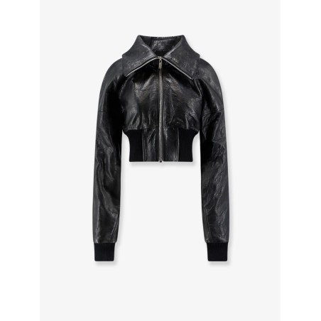 Dracuflight Cropped Leather Jacket