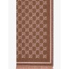 Wool scarf with GG motif