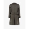 Double-breasted virgin wool coat