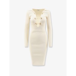 Long viscose blend dress