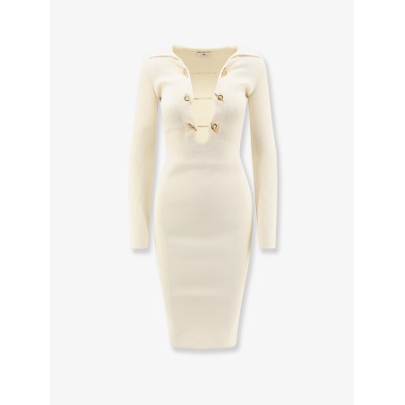 Long viscose blend dress