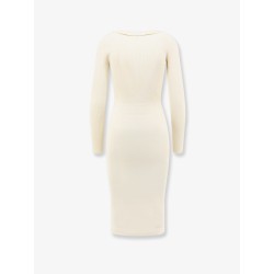 Long viscose blend dress
