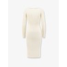 Long viscose blend dress