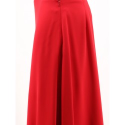 Midi silk skirt