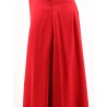 Midi silk skirt