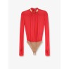 Viscose shirt with body detail