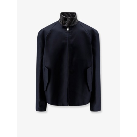 Harrington compact cotton gabardine jacket