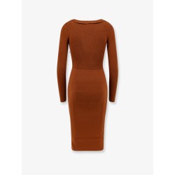 Vestito lungo in misto viscosa