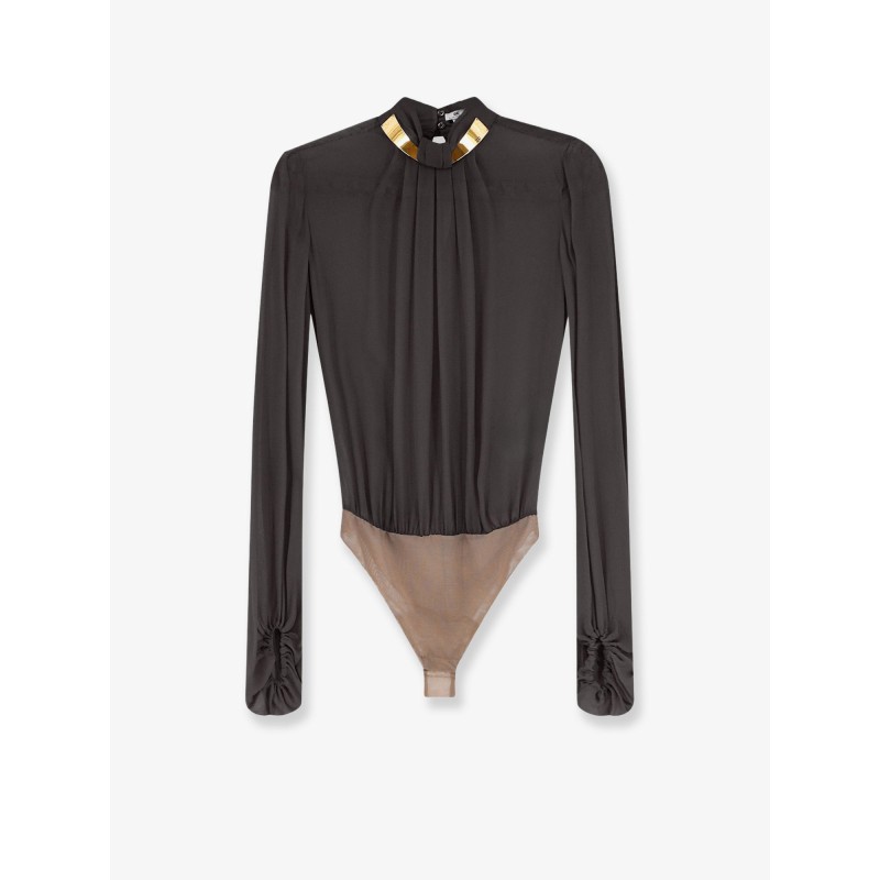 Viscose shirt with body detail