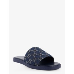 Denim sandals with GG motif