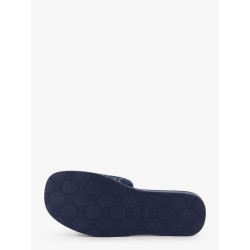 Denim sandals with GG motif