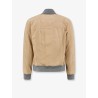 Padded suede jacket