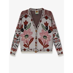Cardigan with Multicolor embroidery