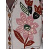 Cardigan with Multicolor embroidery