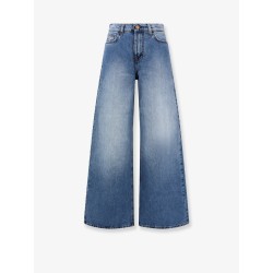 Blue denim jeans