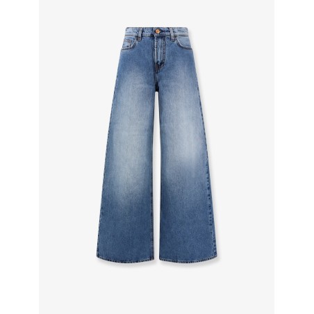 Blue denim jeans