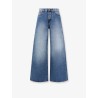 Blue denim jeans