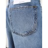 Blue denim jeans
