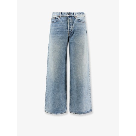 Blue denim jeans