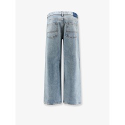 Blue denim jeans