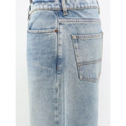 Blue denim jeans