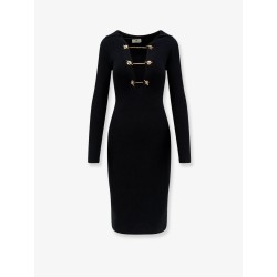 Long viscose blend dress