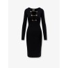 Long viscose blend dress