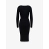 Long viscose blend dress