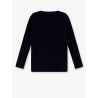 Wool sweater with lettering logo