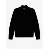Cashmere and silk polo shirt