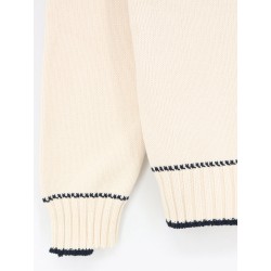 Ribbed cotton sweater