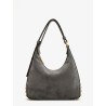 Mini Bag Metal Dots suede shoulder bag
