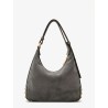 Mini Bag Metal Dots suede shoulder bag
