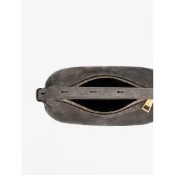Mini Bag Metal Dots suede shoulder bag