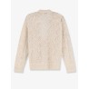 Mohair blend cardigan with iconic Dazzling motif