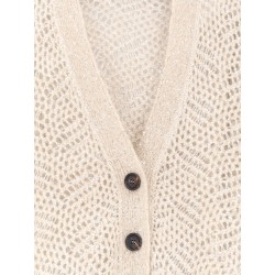 Mohair blend cardigan with iconic Dazzling motif