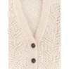 Mohair blend cardigan with iconic Dazzling motif