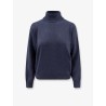 Cashmere turtleneck with Monili detail on the back