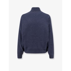 Cashmere turtleneck with Monili detail on the back