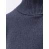 Cashmere turtleneck with Monili detail on the back